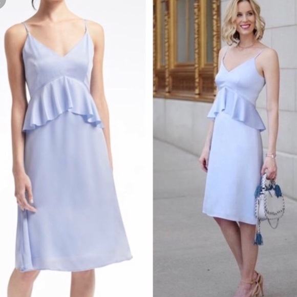 Banana Republic Dresses & Skirts - Banana republic blue silk dress